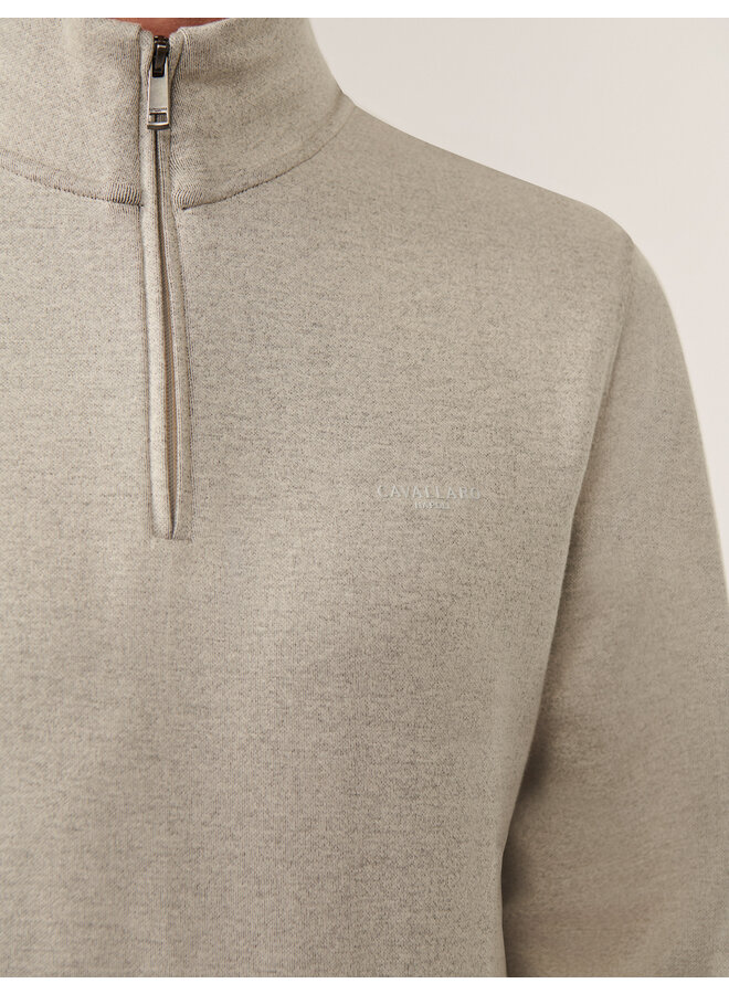 Cavallaro sweater half zip Marcio dark kit