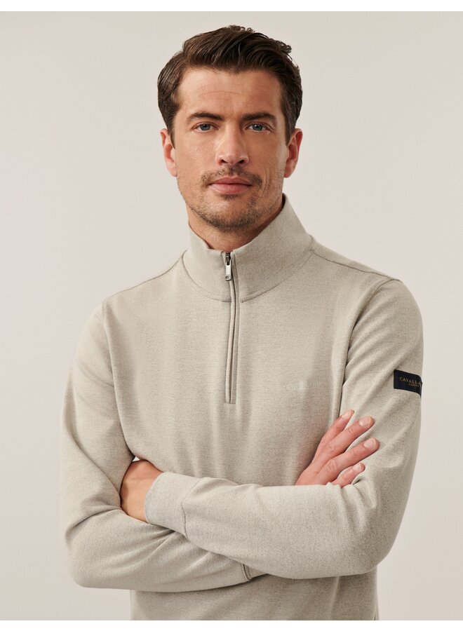 Cavallaro sweater half zip Marcio dark kit