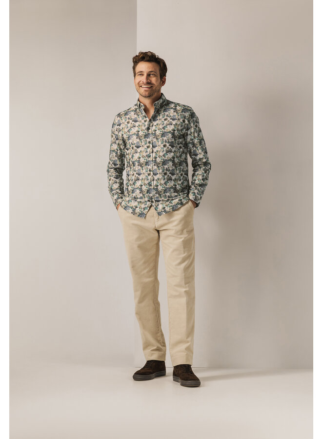 State of Art shirt lange mouw flanel blad print