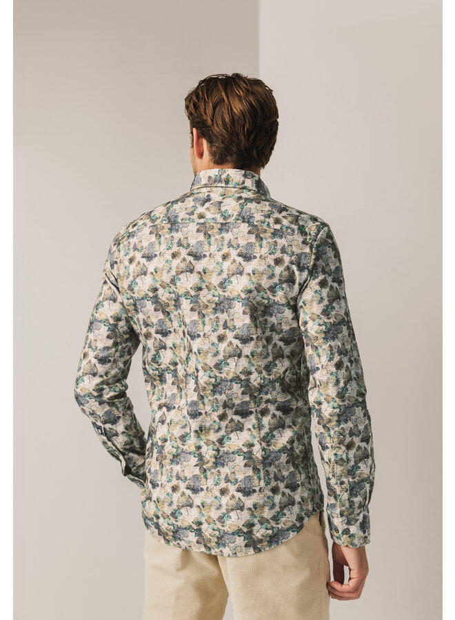 State of Art shirt lange mouw flanel blad print