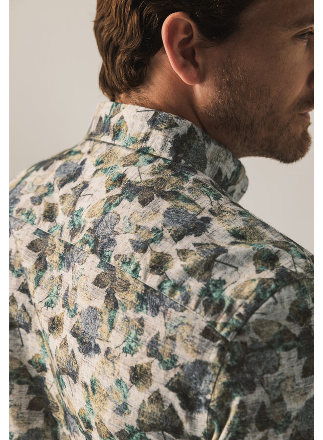 State of Art shirt lange mouw flanel blad print
