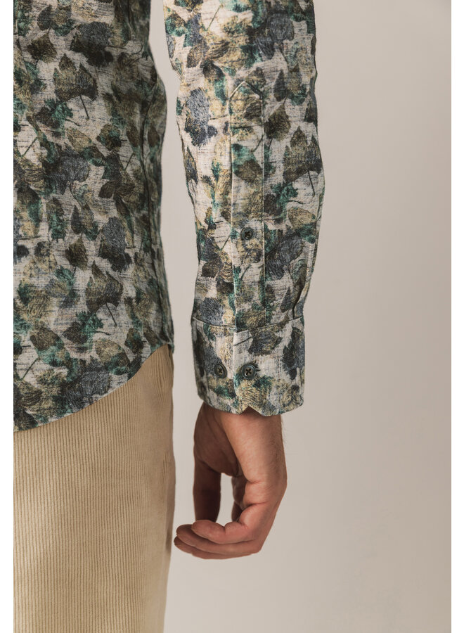 State of Art shirt lange mouw flanel blad print