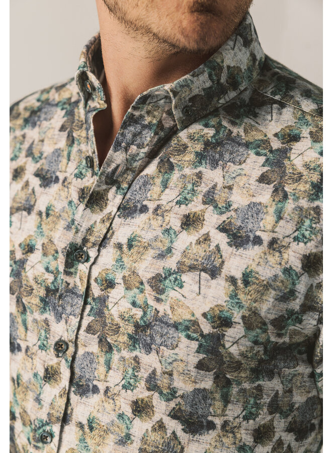 State of Art shirt lange mouw flanel blad print