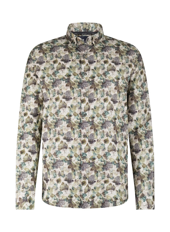 State of Art shirt lange mouw flanel blad print