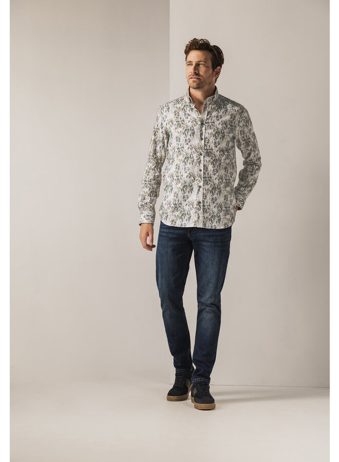 State of Art shirt lange mouw flanel bladprint