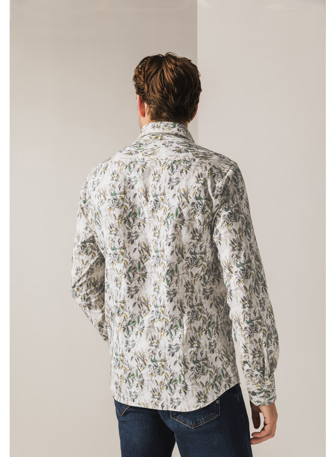 State of Art shirt lange mouw flanel bladprint