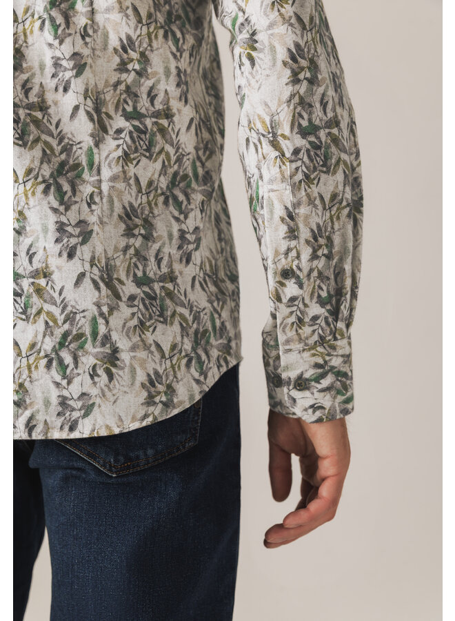 State of Art shirt lange mouw flanel bladprint