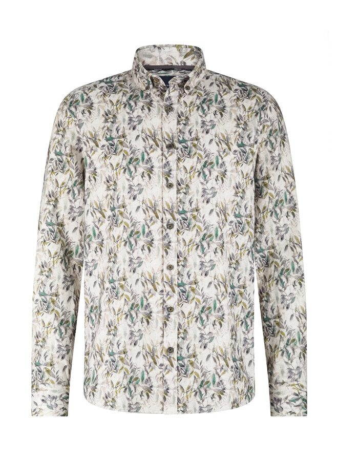 State of Art shirt lange mouw flanel bladprint
