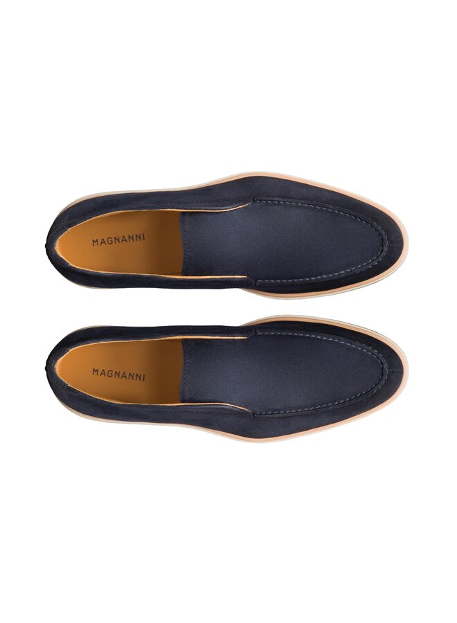 Magnanni loafer boot Loda dark blue