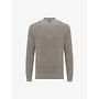 Gentiluomo half zip pullover taupe