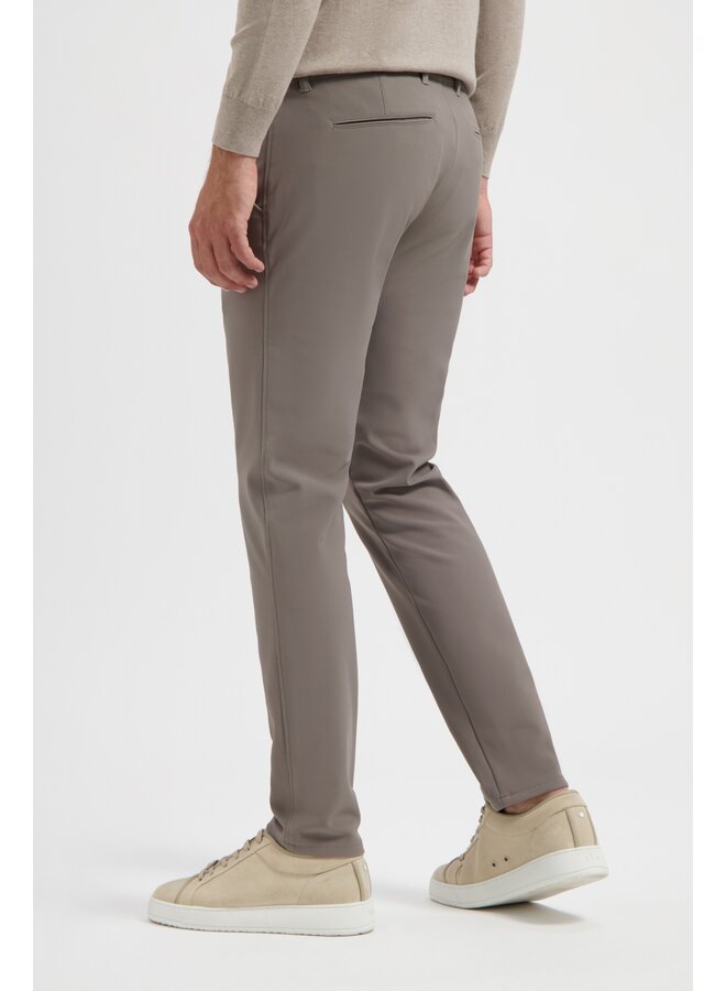 North84 bonded travelpant taupe lengte 34
