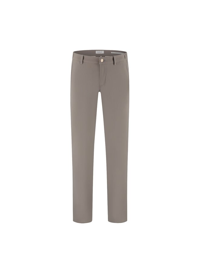 North84 bonded travelpant taupe lengte 34