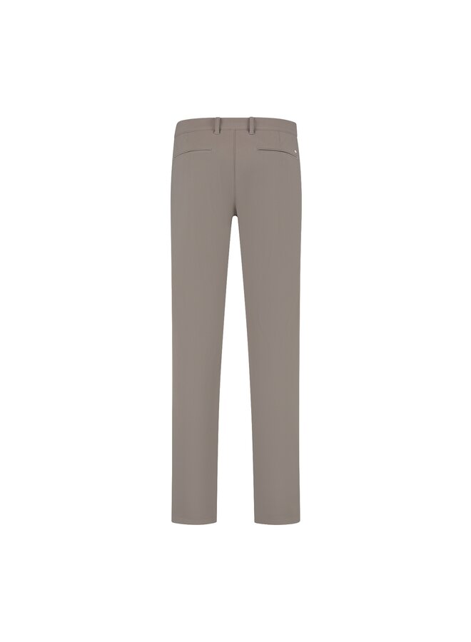 North84 bonded travelpant taupe lengte 34