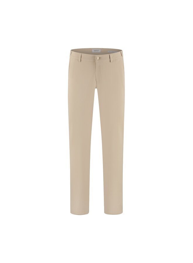 North84 bonded travelpant stone lengte 34