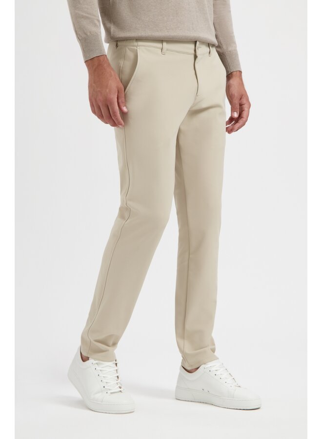 North84 bonded travelpant stone lengte 34