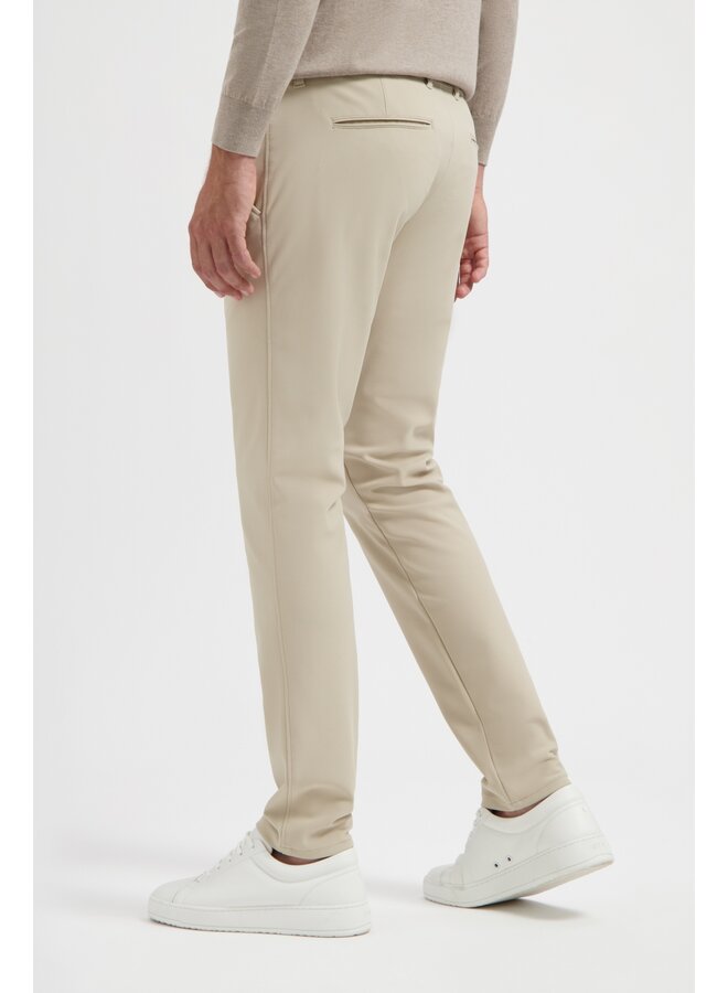 North84 bonded travelpant stone lengte 32