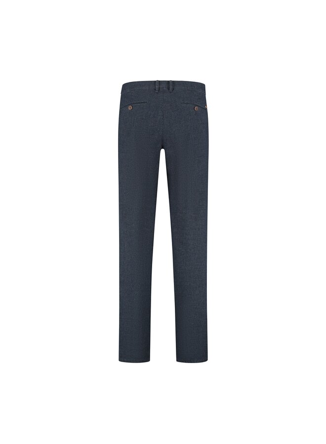 North84 wollook chino structure dark blue Lengte 32