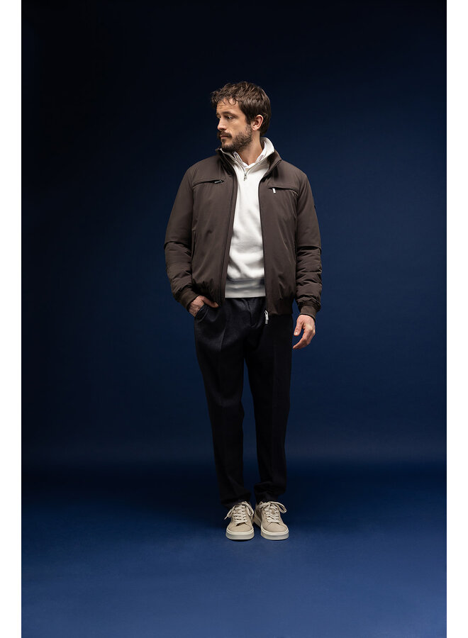 Agiato winterjas Stefano bruin