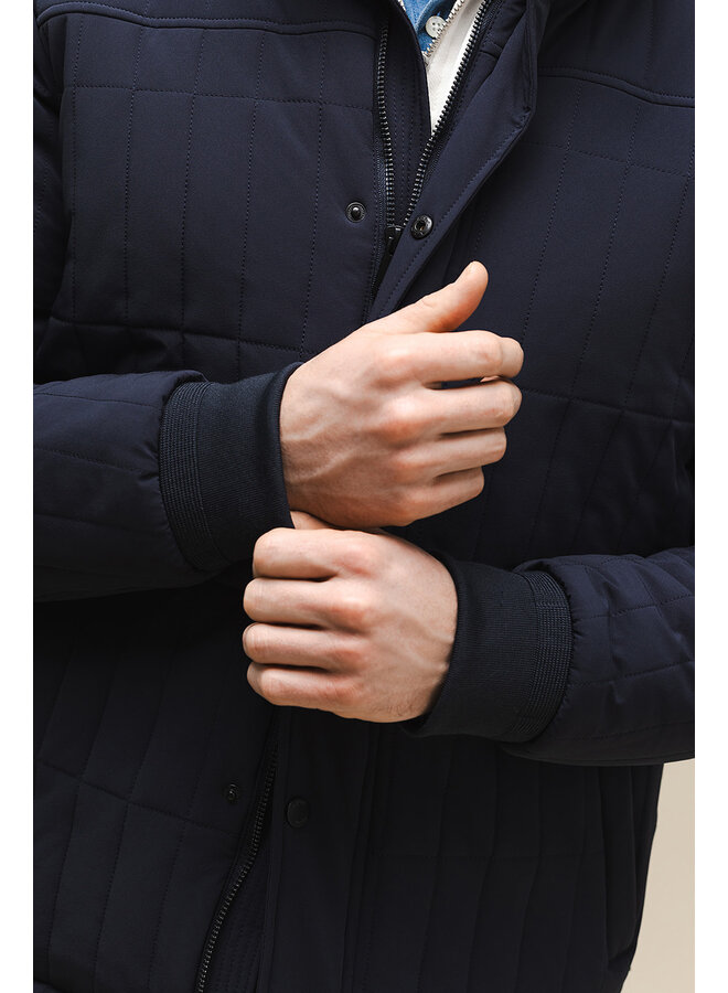 Agiato Winterjas Marzio dark navy