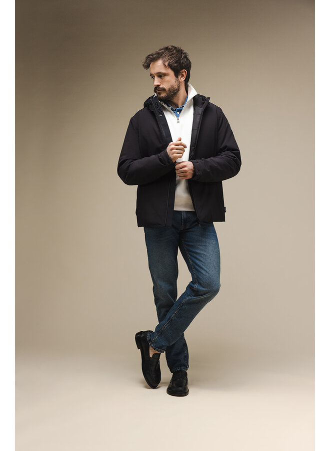 Agiato Rico winterjas dark navy