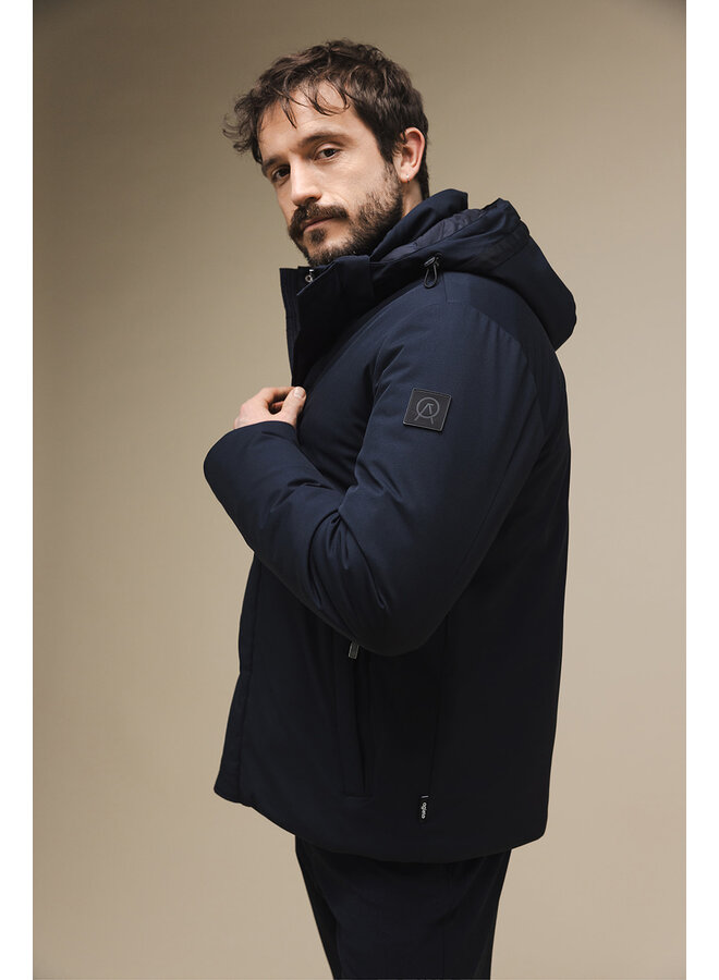 Agiato Rico winterjas dark navy