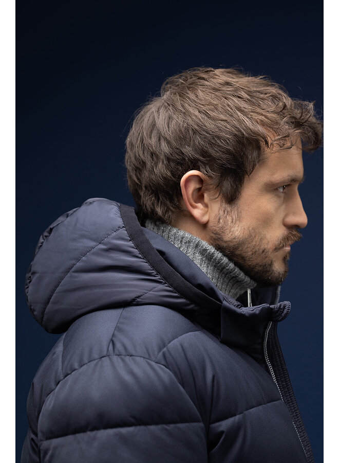 Agiato winterjas Matteo dark navy
