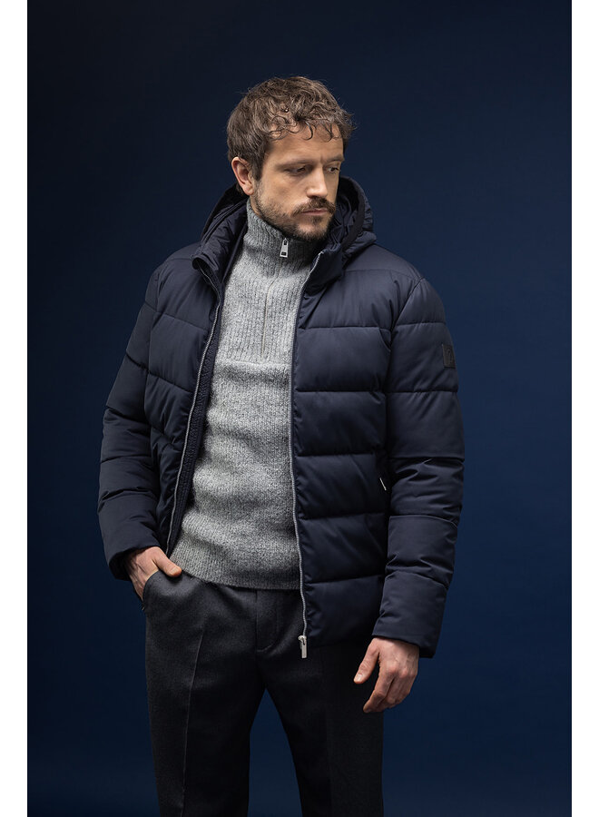 Agiato winterjas Matteo dark navy