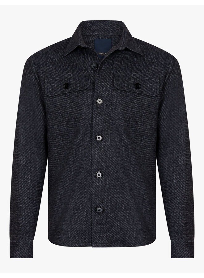 Cavallaro overshirt Zento jersey black