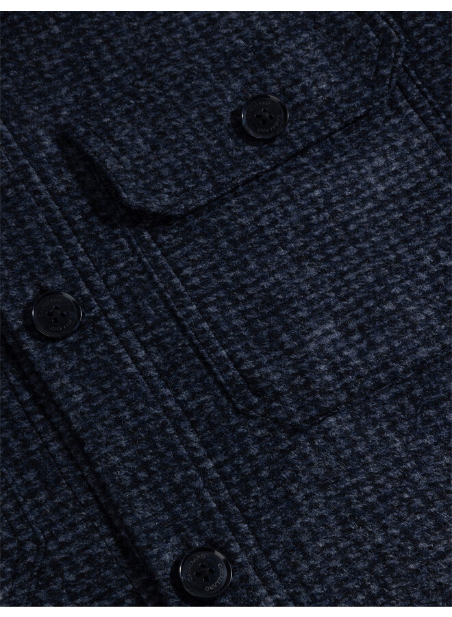 Cavallaro Platinum collectie Elisio overshirt dark blaue