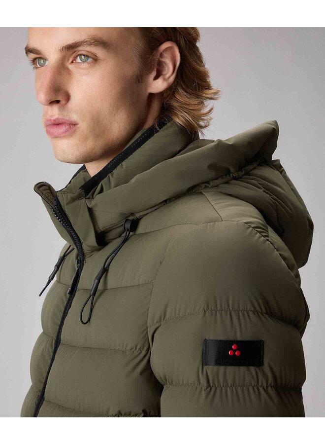 Peuterey winterjas Boggs stretch leaf green