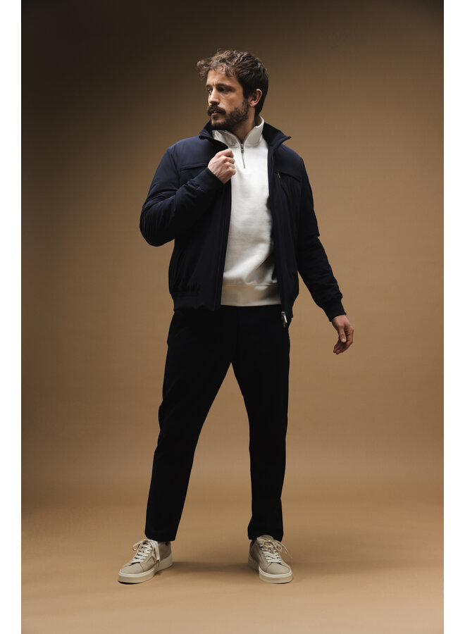 Agiato winterjas Stefano navy