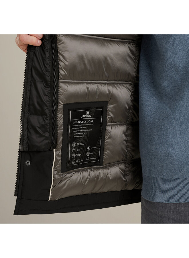 Vanguard winterjas V-Double coat black