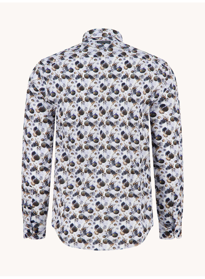 A Fish named Fred shirt lange mouw Frosy Fish wit