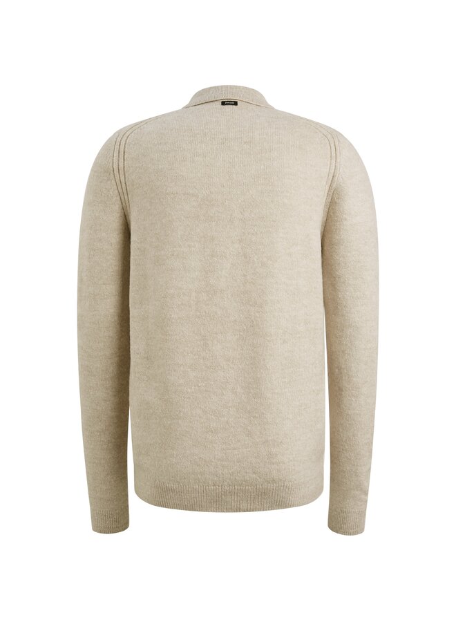 Vanguard pullover met polokraag en rits