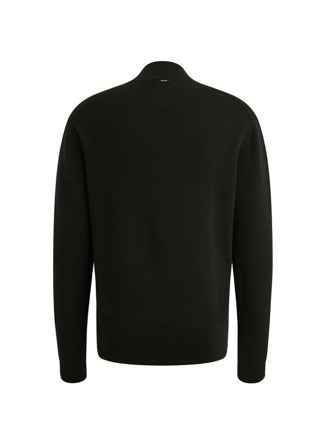 Vanguard half zip pullover katoen grijs