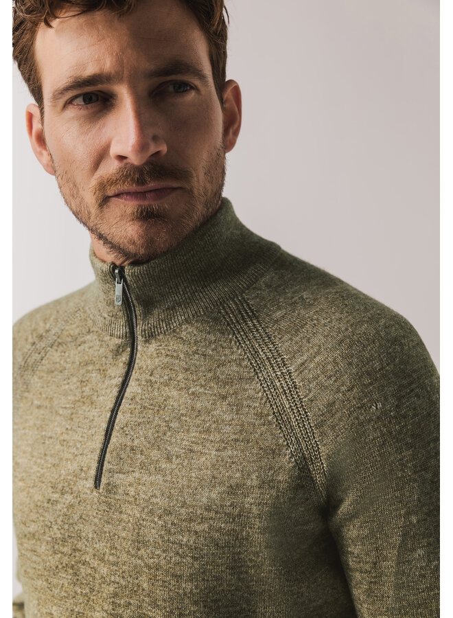 State of Art half zip pullover raglanmouw