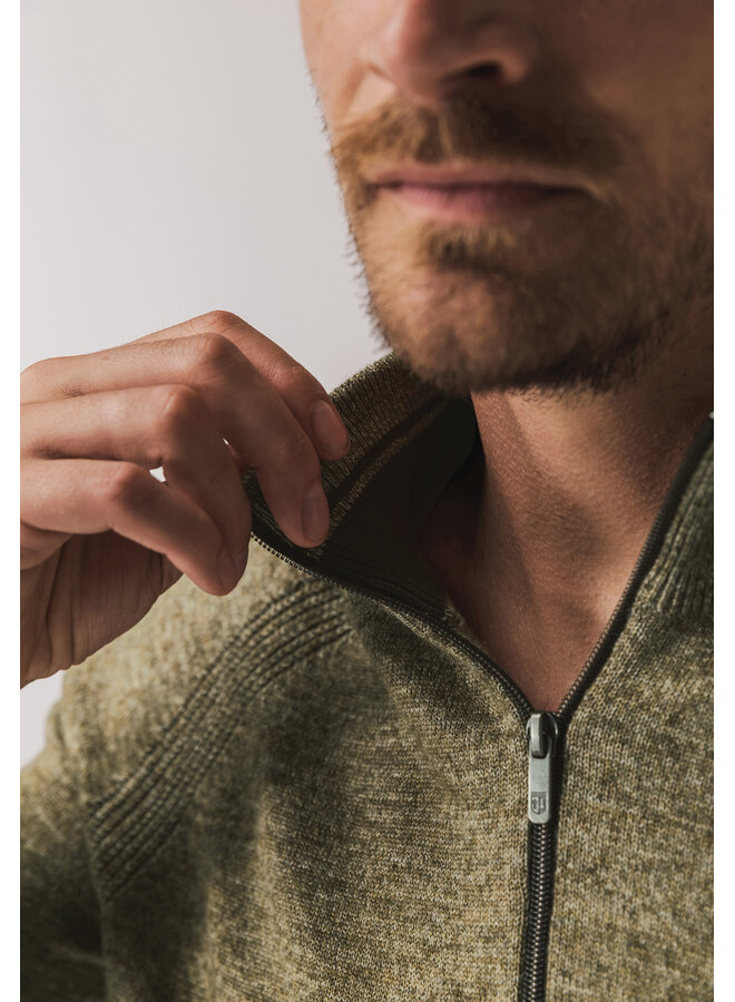 State of Art half zip pullover raglanmouw