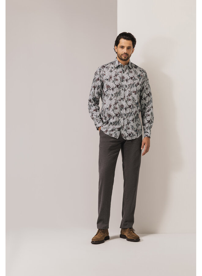 State of Art overhemd lange mouw burgundy