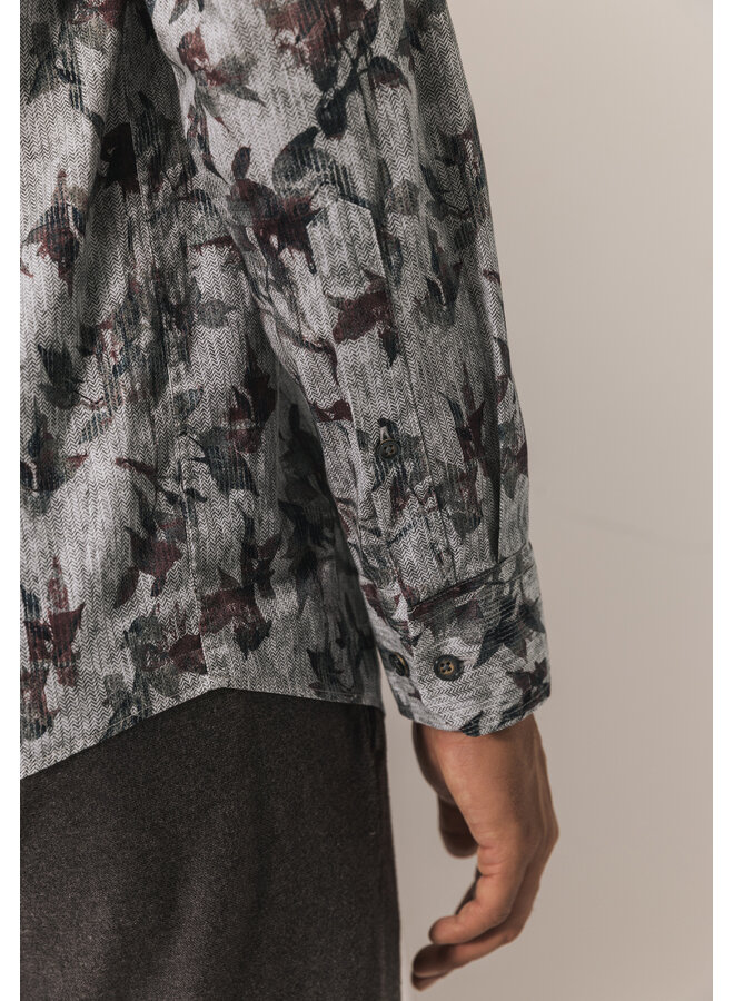 State of Art overhemd lange mouw burgundy