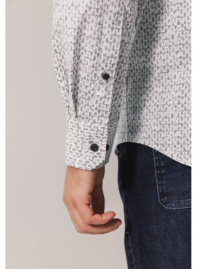 State of Art overhemd lange mouw fancy print frijs