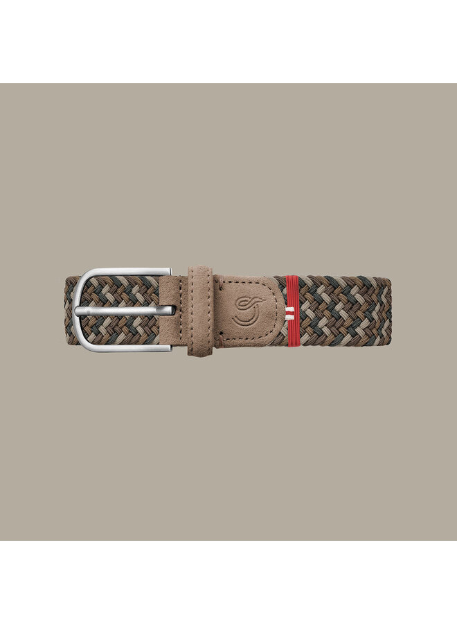 Boucle gevlochten riem multi Hyde Park