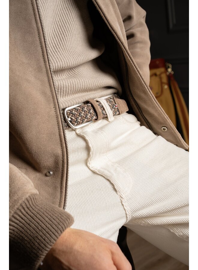 Boucle gevlochten riem multi Hyde Park