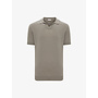 Gentiluomo polo krote mouw open collar taupe