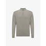 Gentiluomo quarterzip pullover structure taupe