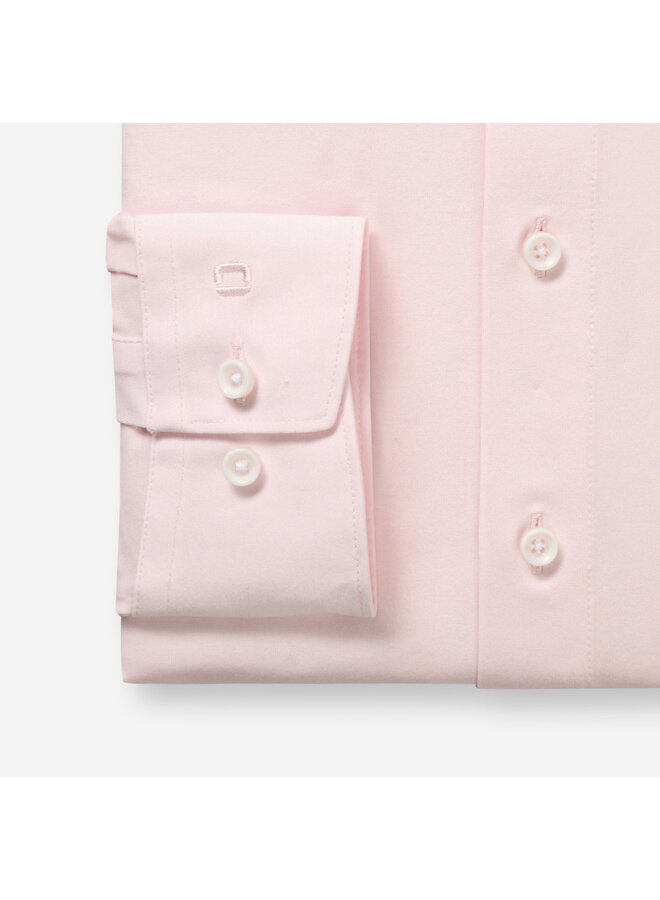 Olymp shirt 24/seven modern fit flex jersey roze