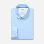 Olymp shirt 24/seven modern fit flex jersey licht blauw