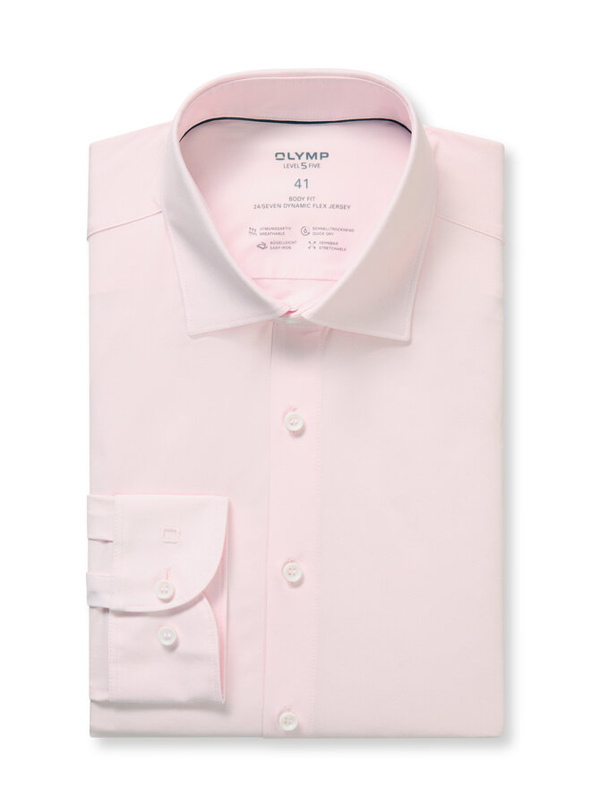 Olymp shirt level 5 Dynamic flex jersey uni roze