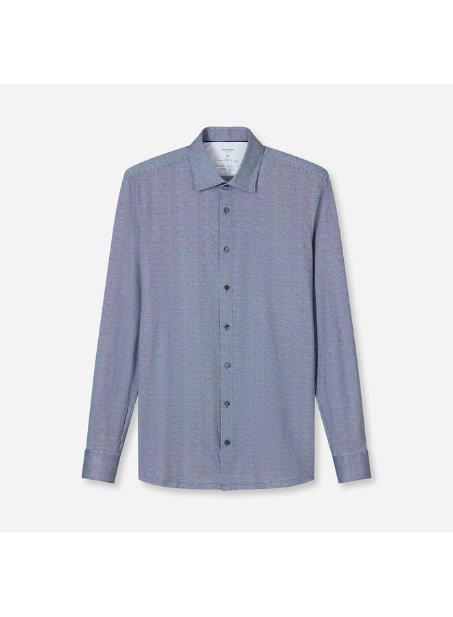 Olymp shirt level 5 Dynamic flex jersey print navy