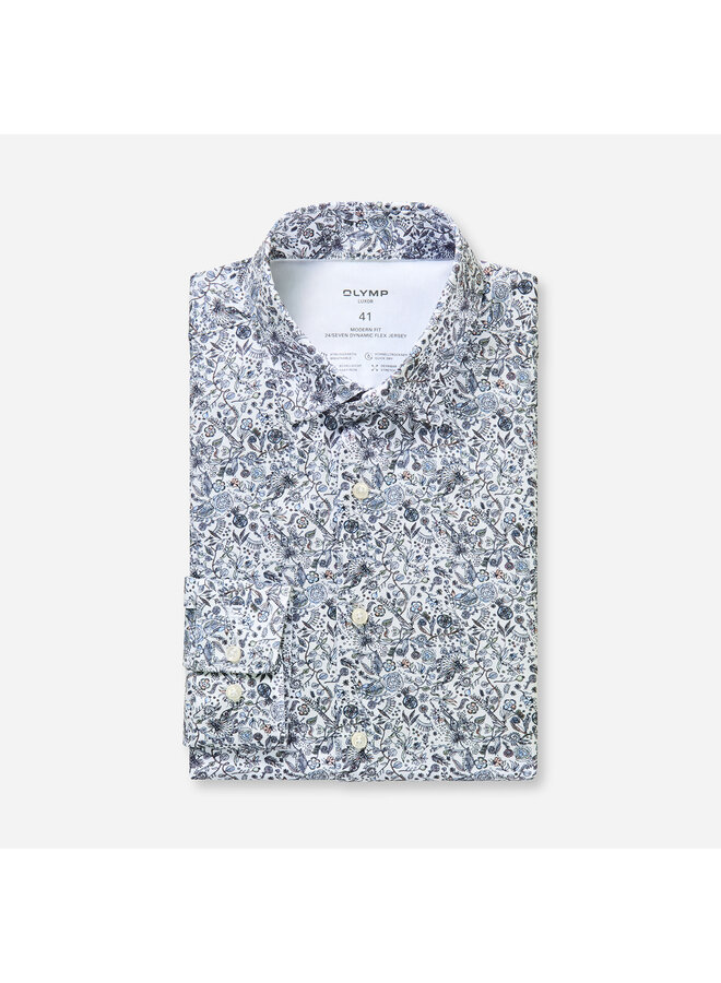 Olymp 24/seven dynamic flex jersey print modern fit