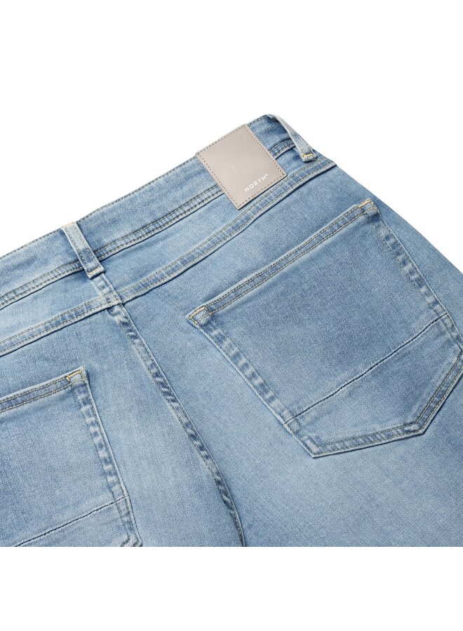 North84 Candiani jeans light bleached indigo lengte 30